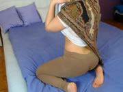 性感大屁股穆斯林艷婦直播表演中