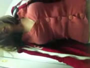 豪乳歐洲女神在飛機廁所里自拍