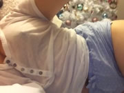 超兇T恤妹床上自拍